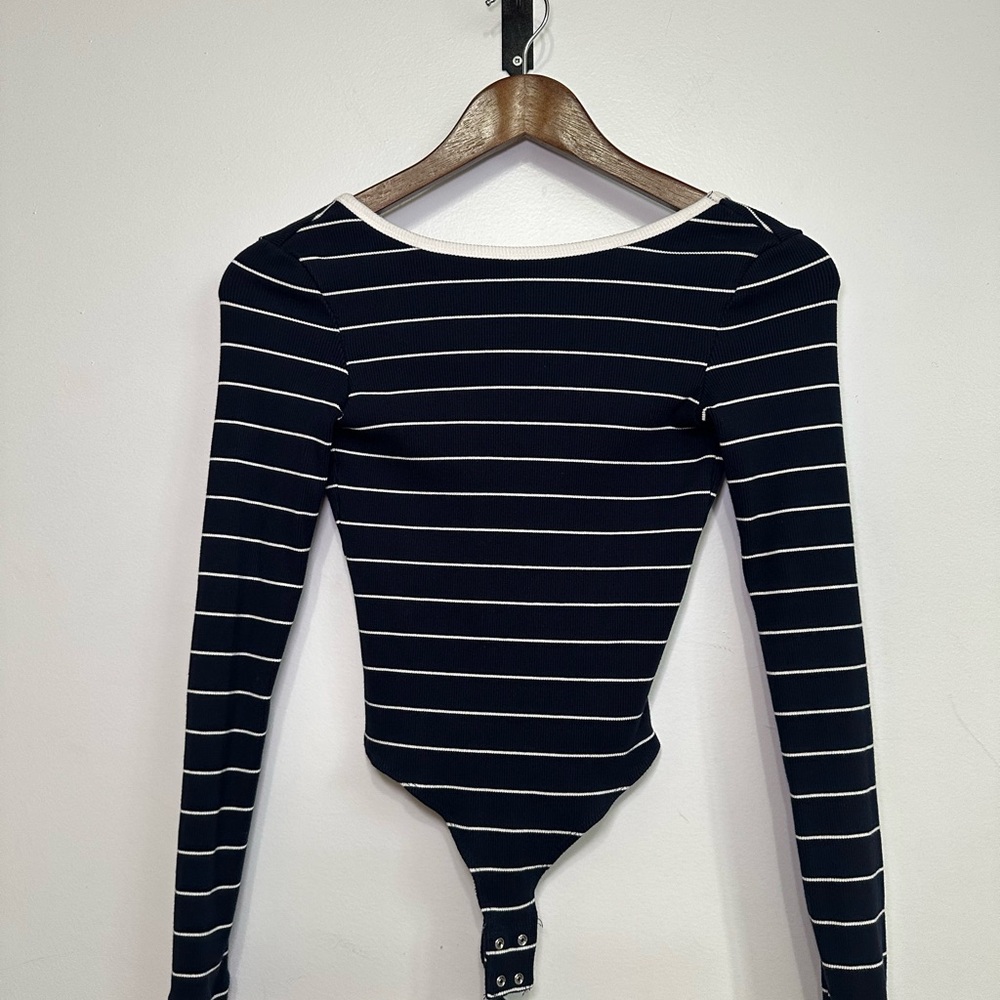 Striped Long Sleeve Bodysuit